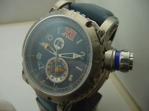 VISCONTI DIVERS GRAND CRUISE GMT 200 METERS AUTOMATIC STEEL WATCH! NEW Box e P.S