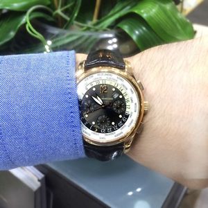 Girard Perregaux World Time Control 49800 18kt Gold Chronograph Men’s Watch