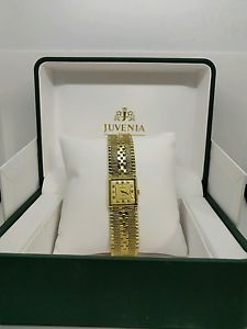Women's Juvenia Watch 18kt Gold with Diamonds Macho Collection New!