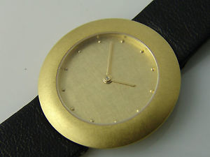 Original Niessing Navet Uhr 18 Karat Gelbgold Quarz TOP Design + Niessing Box