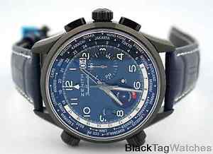 Zenith Pilot Doublematic Allarme World Timer GMT Cronografo Limitata 75.2402.46