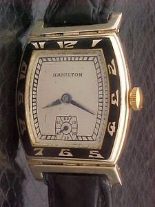 HAMILTON CORONADO Solid 14k Gold ART DECO Circa 1937