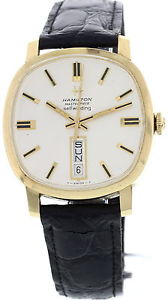 Men's Hamilton Masterpiece 10K Yellow Gold Vintage Watch