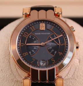 Harry Winston Watch Premier 18 k Yellow Gold Chronography automatic