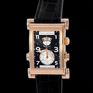 Pierre deRoche 18K Rose Gold SplitRock MDA Chronograph. Limited Edition 21. New