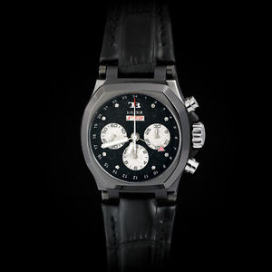 BUTI 18K Solid Black Gold "Giotto" Automatic Chronograph GMT. Ltd Edition 50