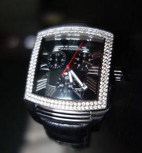 MAUBOUSSIN - montre homme - modèle DÉLIT DÉLIRANTE (avec diamants)