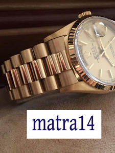 ROLEX DAY-DATE Gold 18K Ref. 18238-like new-FULL SET-wonderdul condition