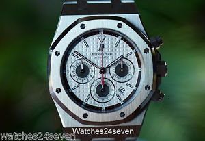 Audemars Piguet Royal Oak Chronograph Stainless Steel Panda Dial, Retail $23,100