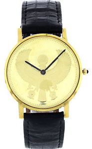 Men's 18k Yellow Gold Egyptian Golden Falcon Franklin Mint