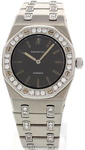 Ladies Stainless Steel Audemars Piguet Royal Oak w/ Diamonds
