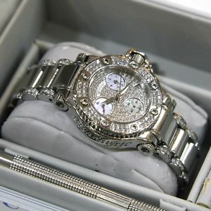 Aquanautic Xtreme Princess Cuda Diamonds Chronograph Dial and Bezel Watch+B/P/T