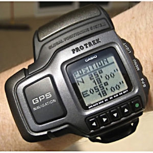 Casio PRT-1GP (1st digital wrist watch with GPS) Pro Trek
