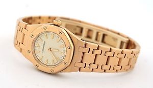 Audemars Piguet Royal Oak 18k Rose Gold Mini Watch 67075ba