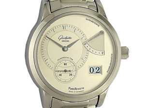 Glashütte Original PanoReserve Stahl Handaufzug 40mm UVP 10.800,- Ungetragen