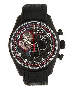 Zenith Chronomaster Bullit Chronograph Reloj Esfera Negra 24.2160.4063/28.R5