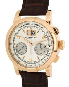 DATOGRAPH 403032 IN RED GOLD AND LEATHER, 39MM year 2014