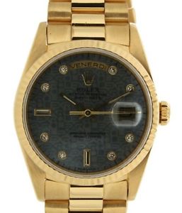 DAY DATE 18238 IN YELLOW GOLD, 36MM