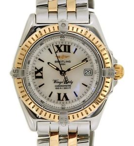 WING LADY D67350 IN YELLOW GOLD AND STEEL, 31MM