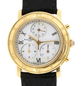 Transpacific Chronograph 86604, Quartz, Solid 18K Gold, 28mm