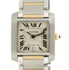 TANK FRANCAISE W51005Q4 STEEL-YELLOW GOLD, AUTOMATIC