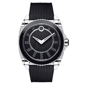 Movado Master XL Black Dial Swiss Automatic Men's Watch 0606295