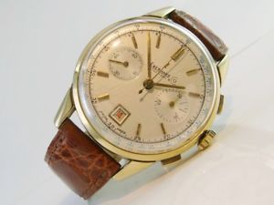 Vintage Eberhard & Co. Schaltradchronograph 750/- Gold