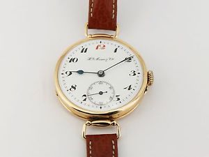 Armbanduhr Henry Moser & Cie in 585/- Roségold für den Russischen Markt !