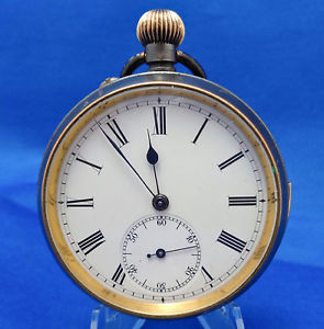 Gun Metal 1/4 Hour Repeater Pocket Watch