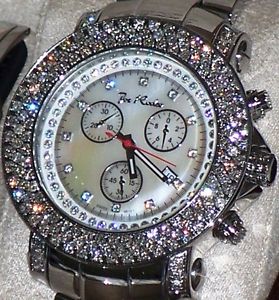 New Authentic Mens JOJO Joe Rodeo Junior 6.00Ct.aprx.real diamond watch. jju10