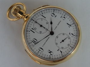 5 min repeater 18k gold 1900  GOLAY-LERESCHE & FILS GENEVE Pocket Watch SWISS