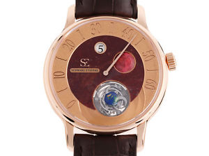 Schwarz Etienne Set - Ode auf die Woche - Dienstag Mars 18kt Roségold Tourbillon