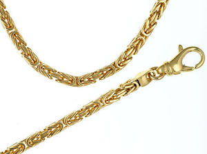 Halskette König inkl. Armband 18kt Gelbgold 620mm 71g Neu