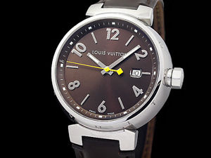 Auth LOUIS VUITTON Tambour Q1111 SS Quartz Men's Watch(27.1.23)