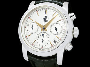 Auth GIRARD-PERREGAUX Ferrari Chronograph 8020 SS Auto Men's Watch(S A47855)