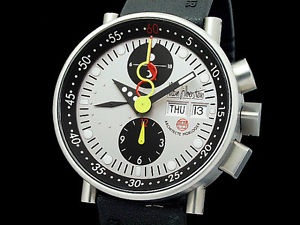 Auth ALAIN SILBERSTEIN Chrono B Titanium Auto Men's Watch(S A47759)