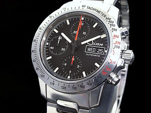 AUTH SINN SPORTS CHRONOGRAPH BLACK DIAL AUTOMATIK MEN'S WATCH (O A2239)