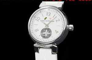 Auth LOUIS VUITTON Tambour Lovely Cup 12P Diamond Q12M0 SS Lady's Watch(S Z9732)