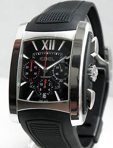 Ebel Brasilia Automatic Chronograph Mens Watch Calendar Stainless Steel