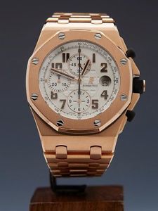 AUDEMARS PIGUET ROYAL OAK OFFSHORE CHRONOGRAPH 18K RG 26170OROO1000OR01 - COM351