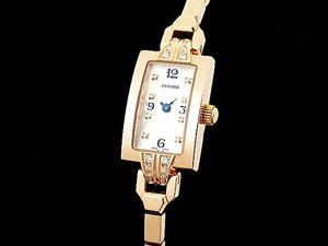 Auth CONCORD Square 54.H5.14221 Diamond K18PG Quartz Lady's Watch(O A3979)
