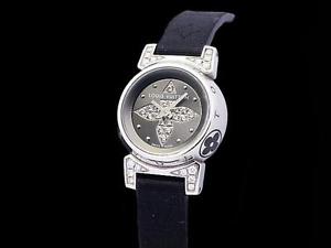 Auth LOUIS VUITTON Tambour Bijou Q151K SS Quartz Lady's Watch(O A3382)