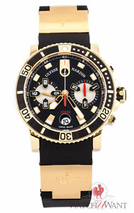 Ulysse Nardin Marine Diver Chronograph Ref. 8006-102-3A/92 18k Rose Gold
