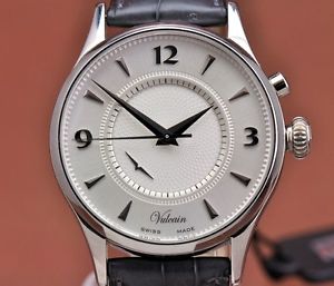 Auth Vulcain Golden Weiss Rondo Silent alarm 100117.087 Watch Men MINT Condition