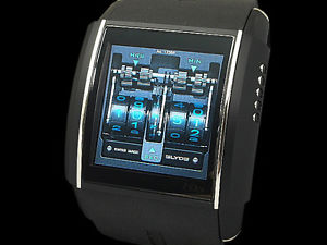 Auth HD3 Slide Touch Panel Dial Titanium / PVD Quartz Men's Watch(S A47672)