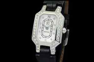 Auth REPOSSI Monaco R3WQ Diamond K18WG Quartz Lady's Watch(S Z3142)
