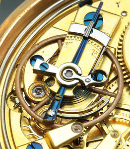 Valentin Fadeuilhe Paris 1820 Parachute Repeater 18k gold lever pocket watch