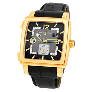 Ulysse Nardin 18K Rose Gold Quadrato GMT Dual Time  # 246-92 Warranty 2012 MINTY