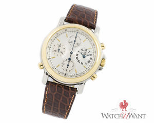 Ulysse Nardin Berlin 1907 Split-Second Chronograph Ref. 575-22 18k Yellow Gold