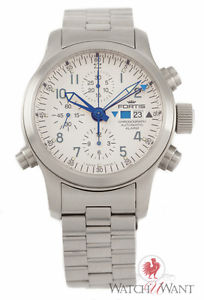 Pre-Owned Fortis B-42 Flieger Chronograph Alarm Ref. 636.10.12M